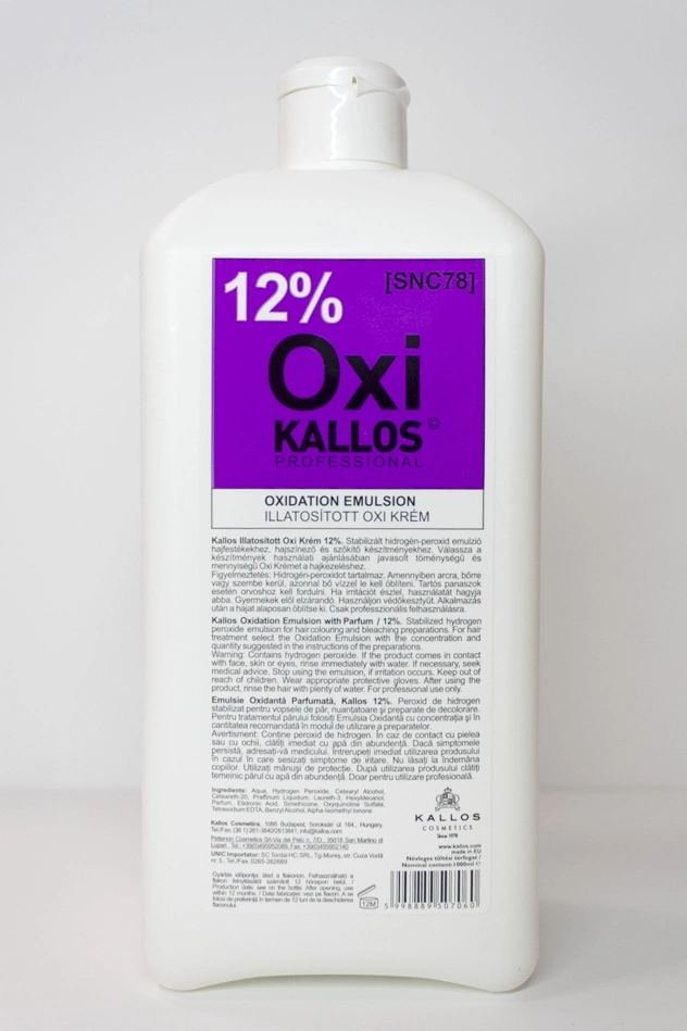 KALLOS OXI OXIDATION EMULSION 12% 1000ml főképe